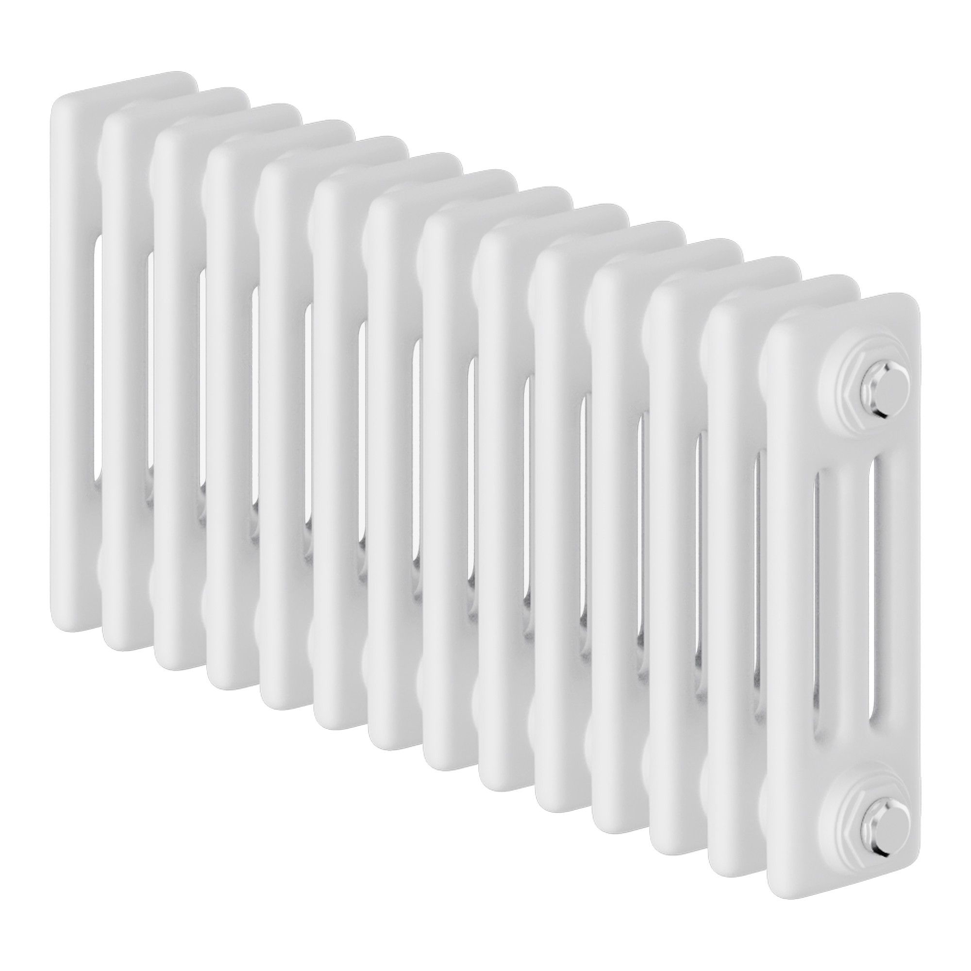 Дизайн-радиатор Royal Thermo Insignia R C3030 14 секций боковое подключение RAL9016 InR-C3030.14.9016