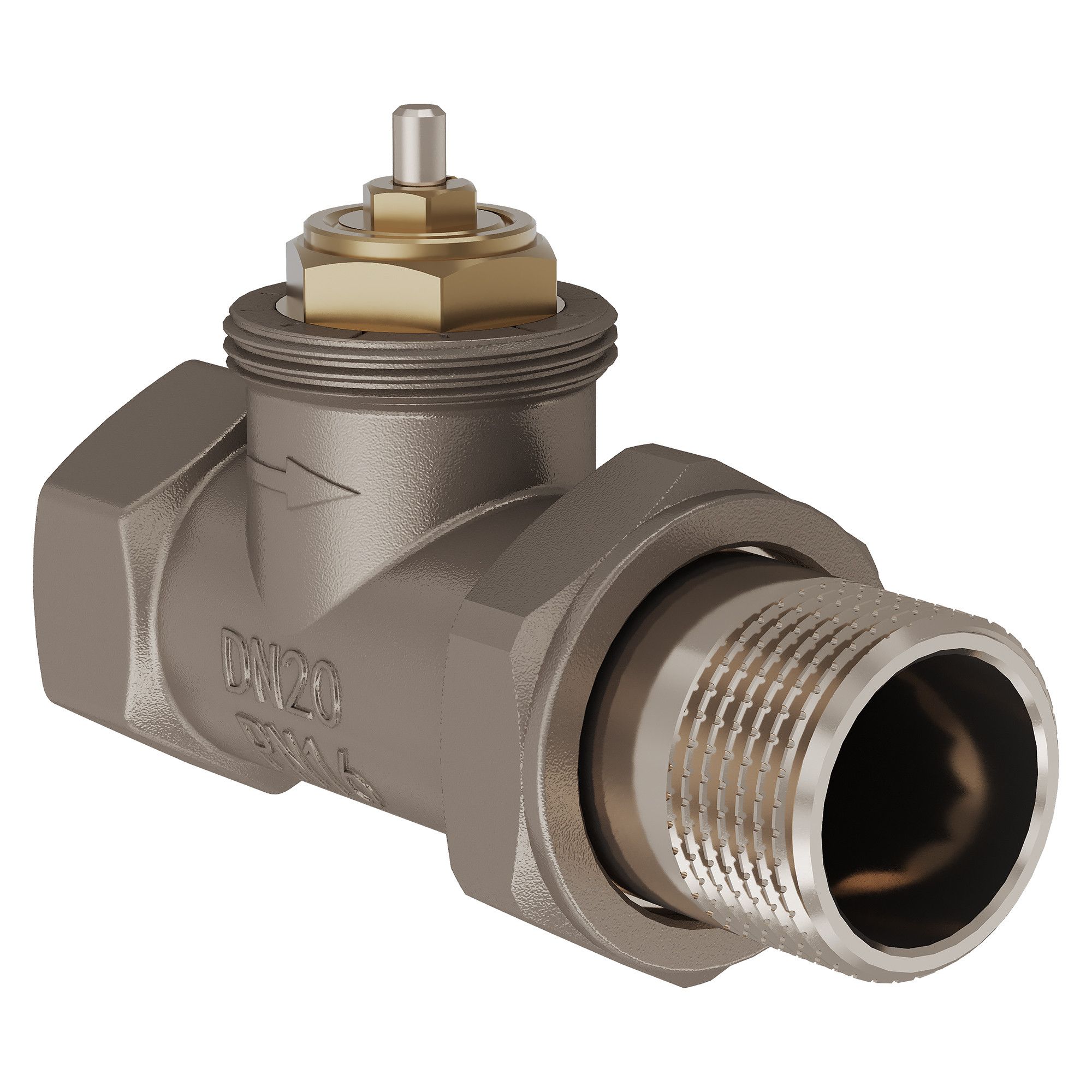 Клапан термостатический прямой Royal Thermo 3/4 М30х1,5 RTO 07.3422