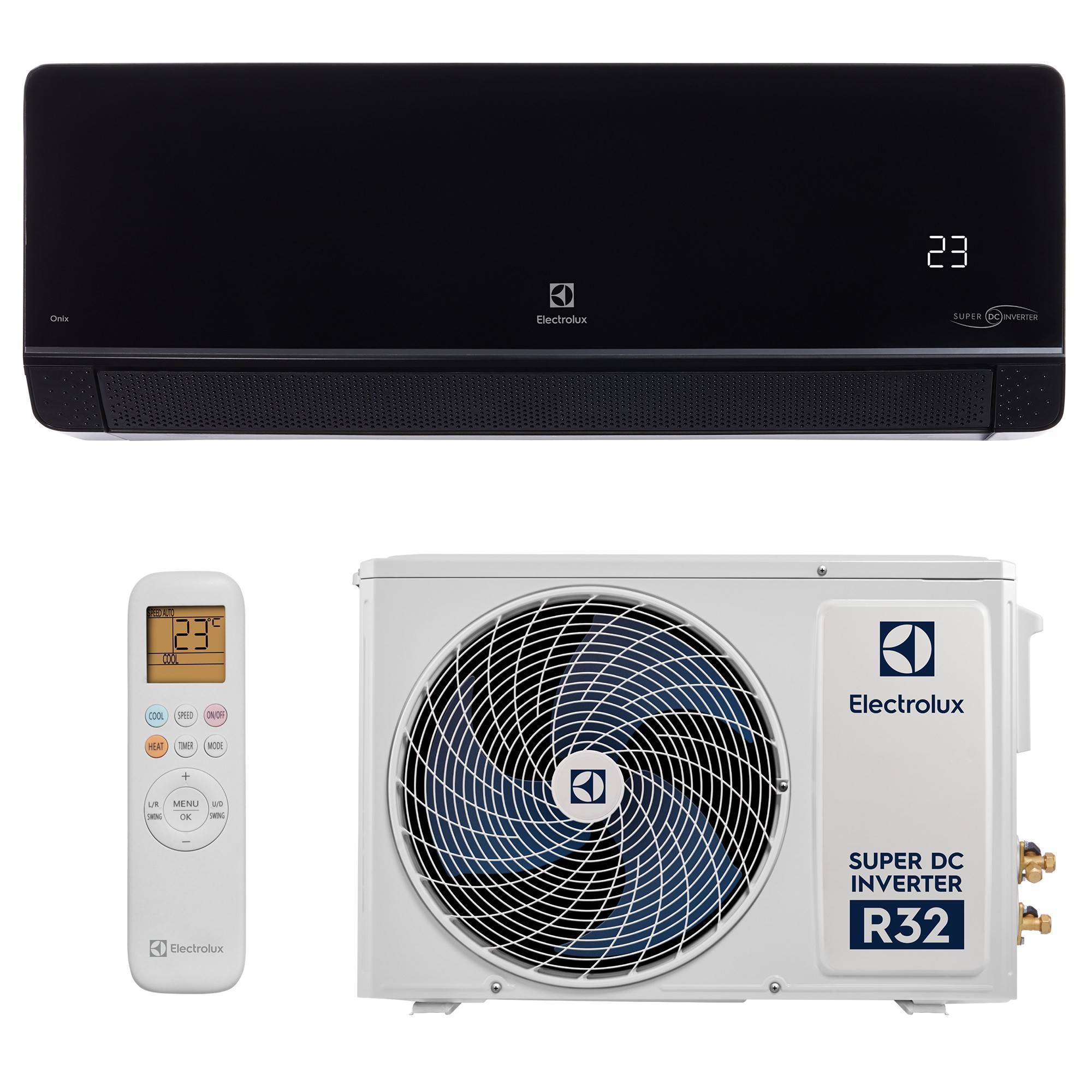 Сплит-система инверторная Electrolux Onix Super DC EACS/I-09HIX-BLACK/N8 комплект с Wi-Fi