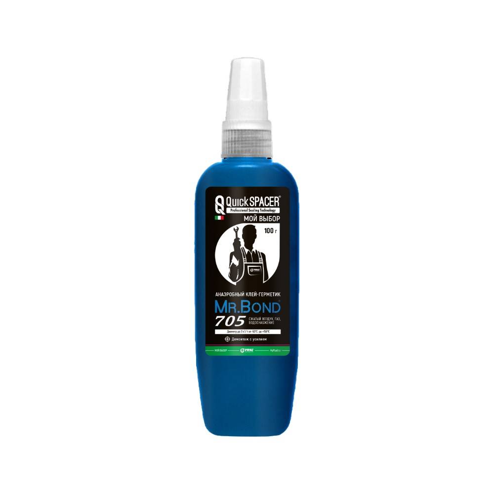 Клей-герметик анаэробный Mr.Bond 705 демонтаж с усилием 100 г 1589928