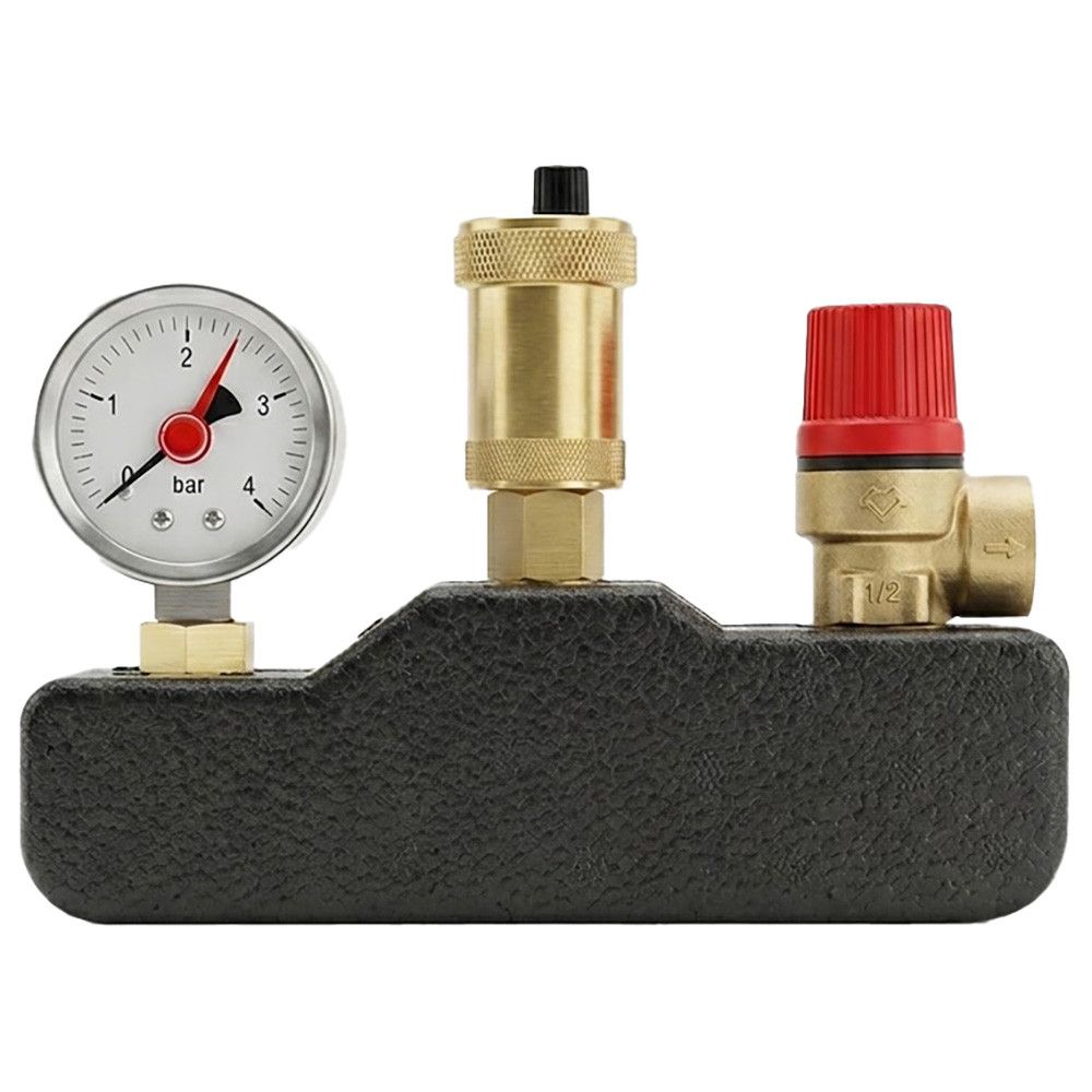 Группа безопасности котла VARMEGA 1 с термоизоляцией латунь VMSG01-G306030
