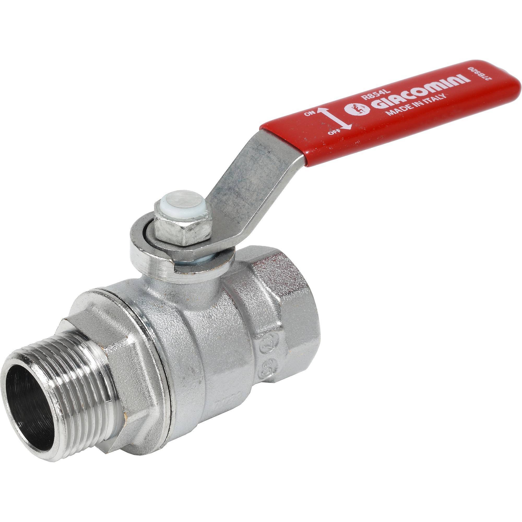 Кран шаровой Giacomini R854L полнопроходной ВР-НР 2 рычаг R854LX028