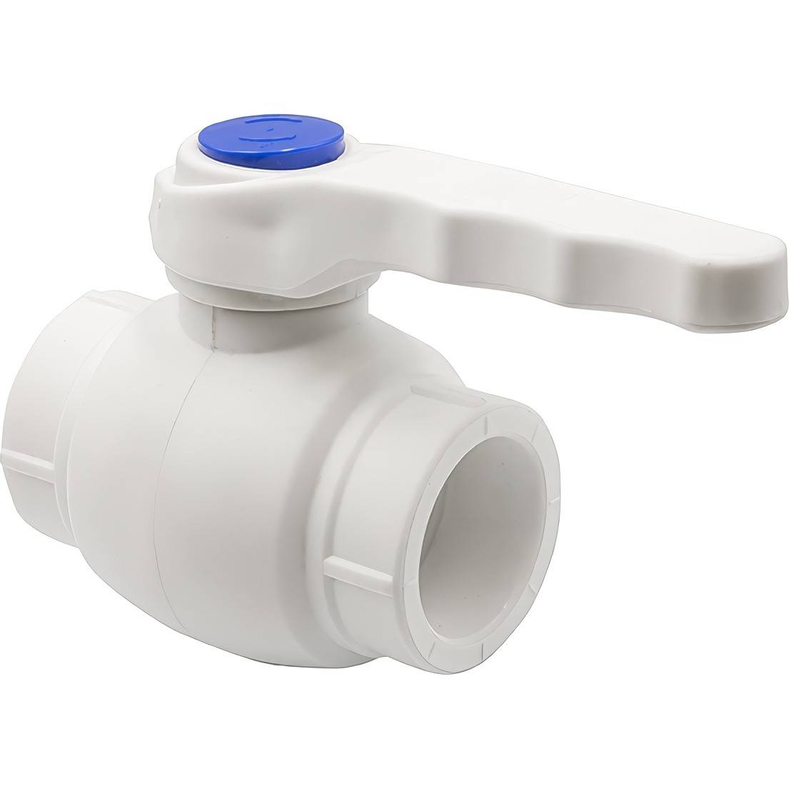 Кран шаровой THERMOLIGHT PP-R 32 мм с ручкой белый UPF 005 32 00 00 W