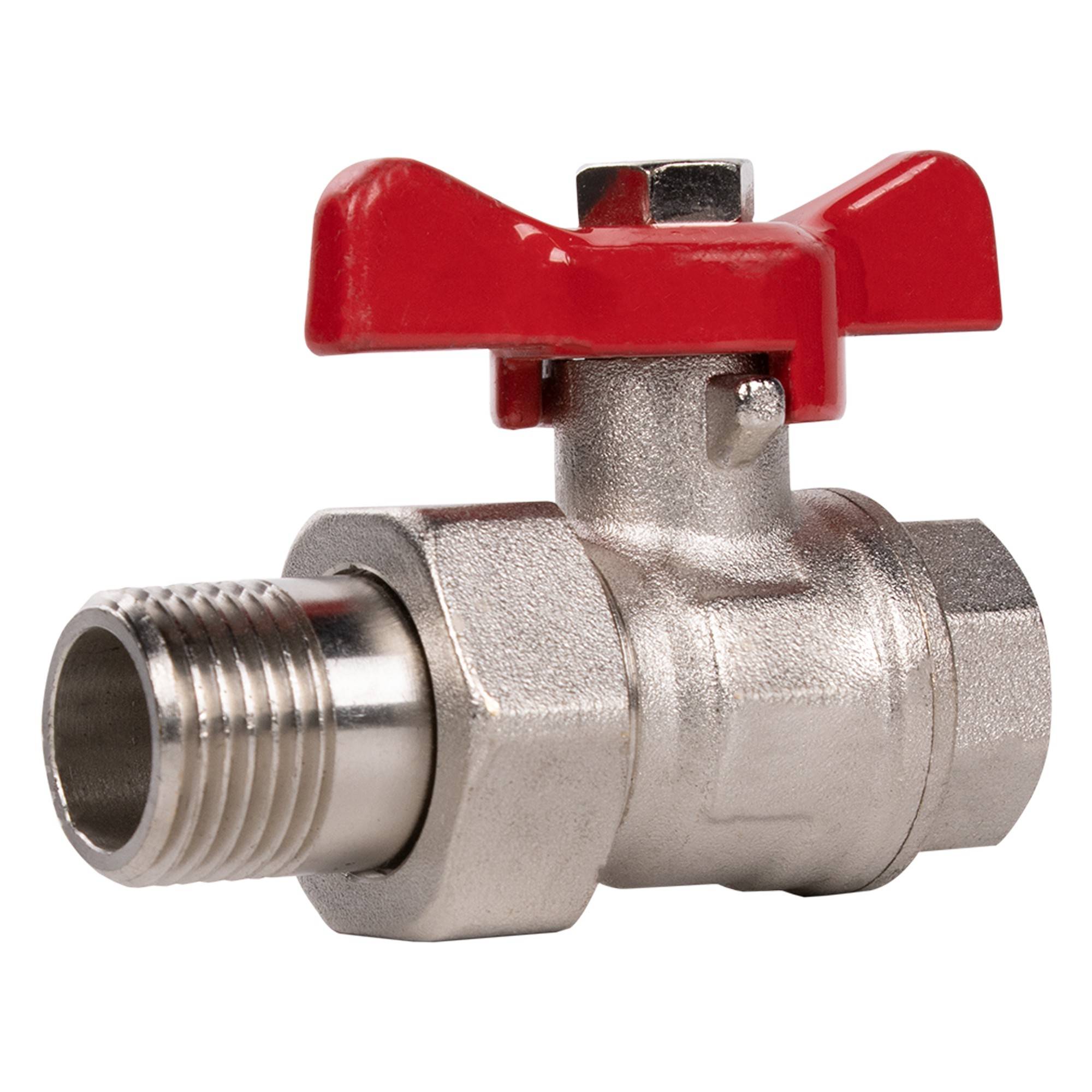 Кран шаровый Royal Thermo OPTIMAL 1/2 НГ бабочка НС-1007836