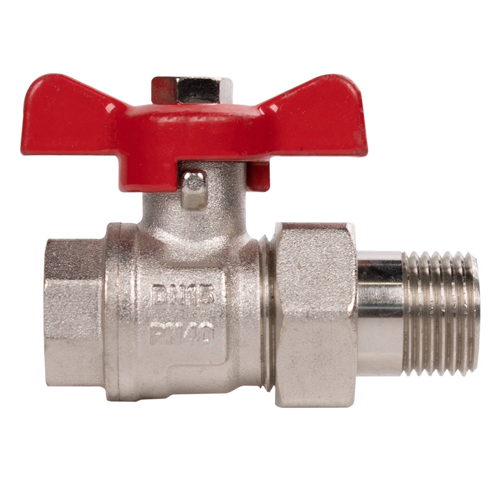 Кран шаровый Royal Thermo OPTIMAL 1/2 НГ бабочка НС-1007836