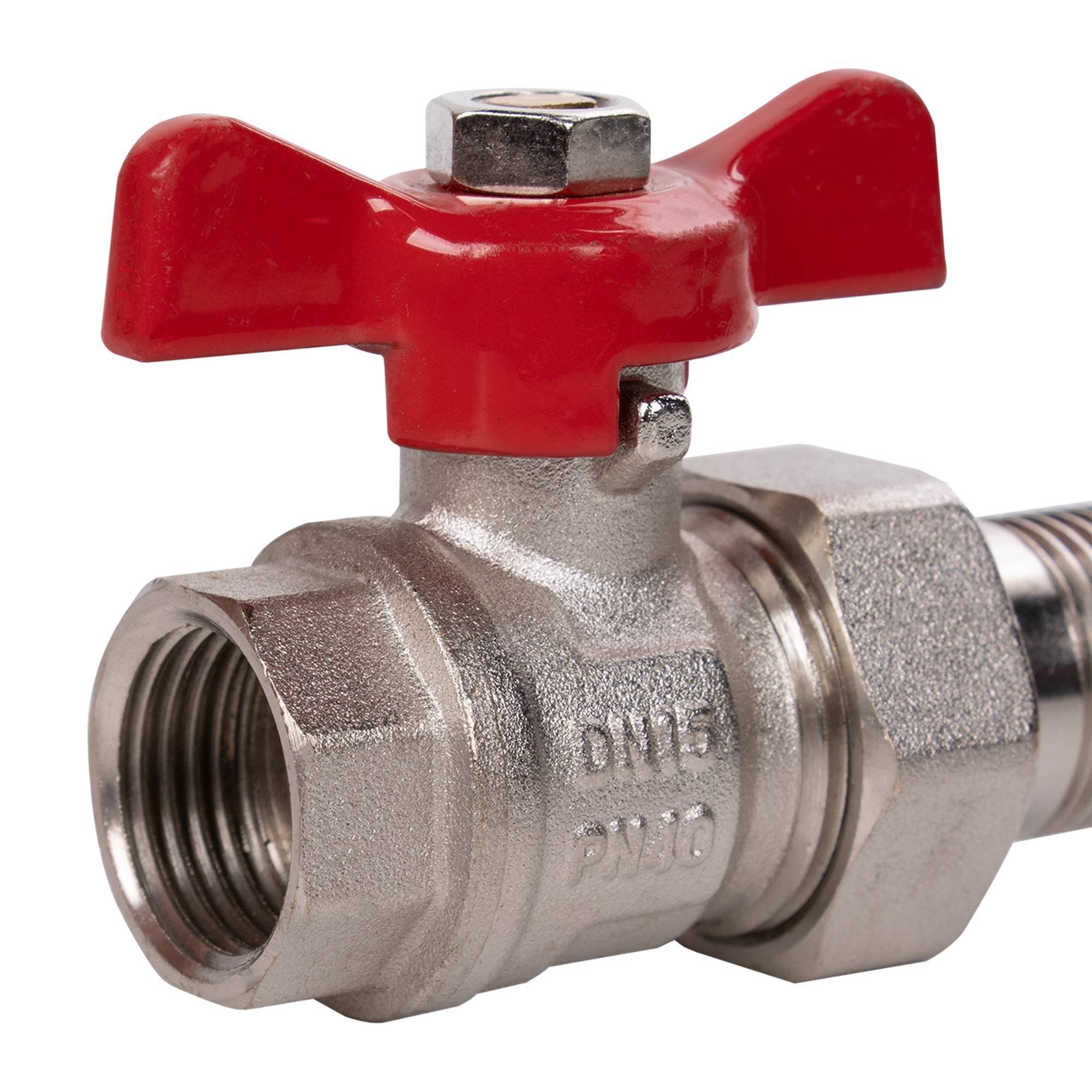 Кран шаровый Royal Thermo OPTIMAL 1/2 НГ бабочка НС-1007836