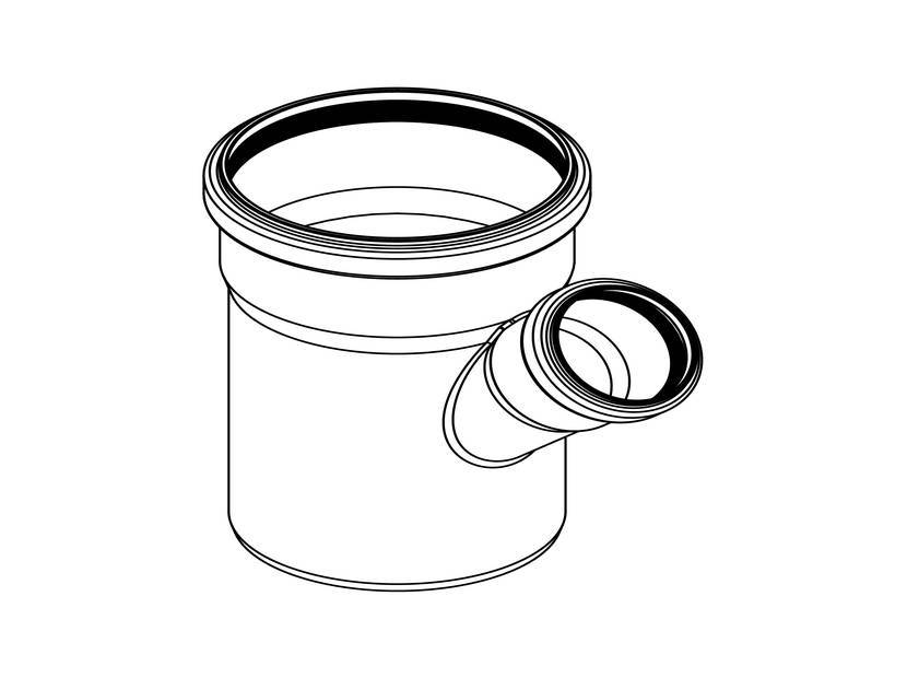 Тройник REHAU RAUPIANO Plus 110/75/45° 1121314