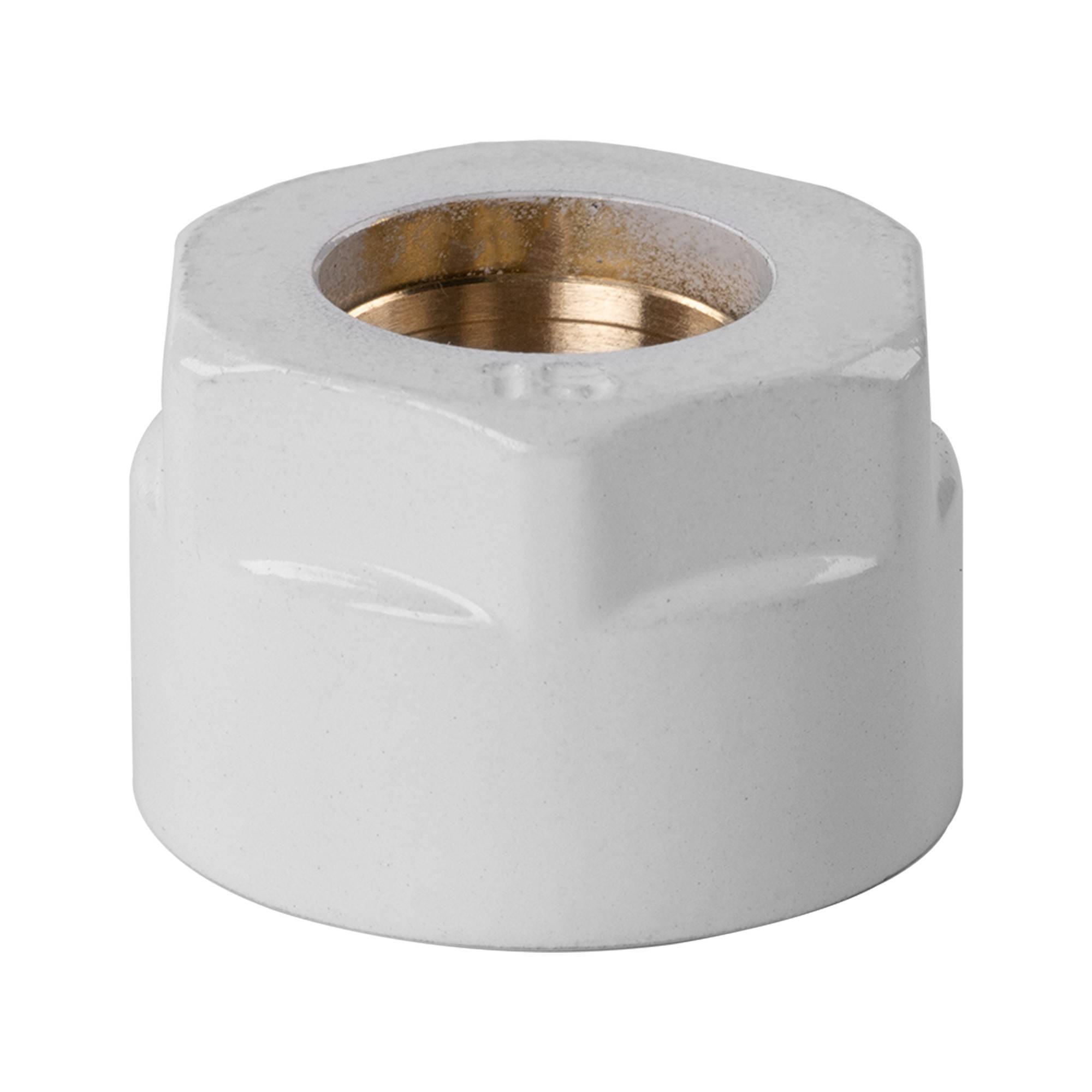 Концовка для монтажной трубки Royal Thermo 3/4 Евроконус белая RTE 07.034W