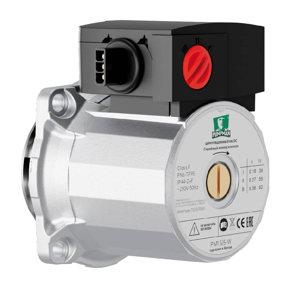 Насос циркуляционный PUMPMAN WL15/5 котловой без улитки WL15/5