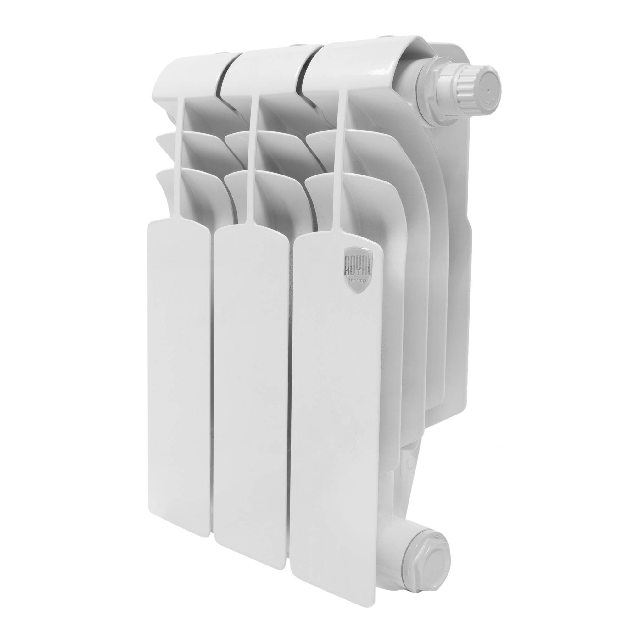 Биметаллический радиатор Royal Thermo Vittoria Super 300 VDR 3 секции нижнее подключение НС-1426035