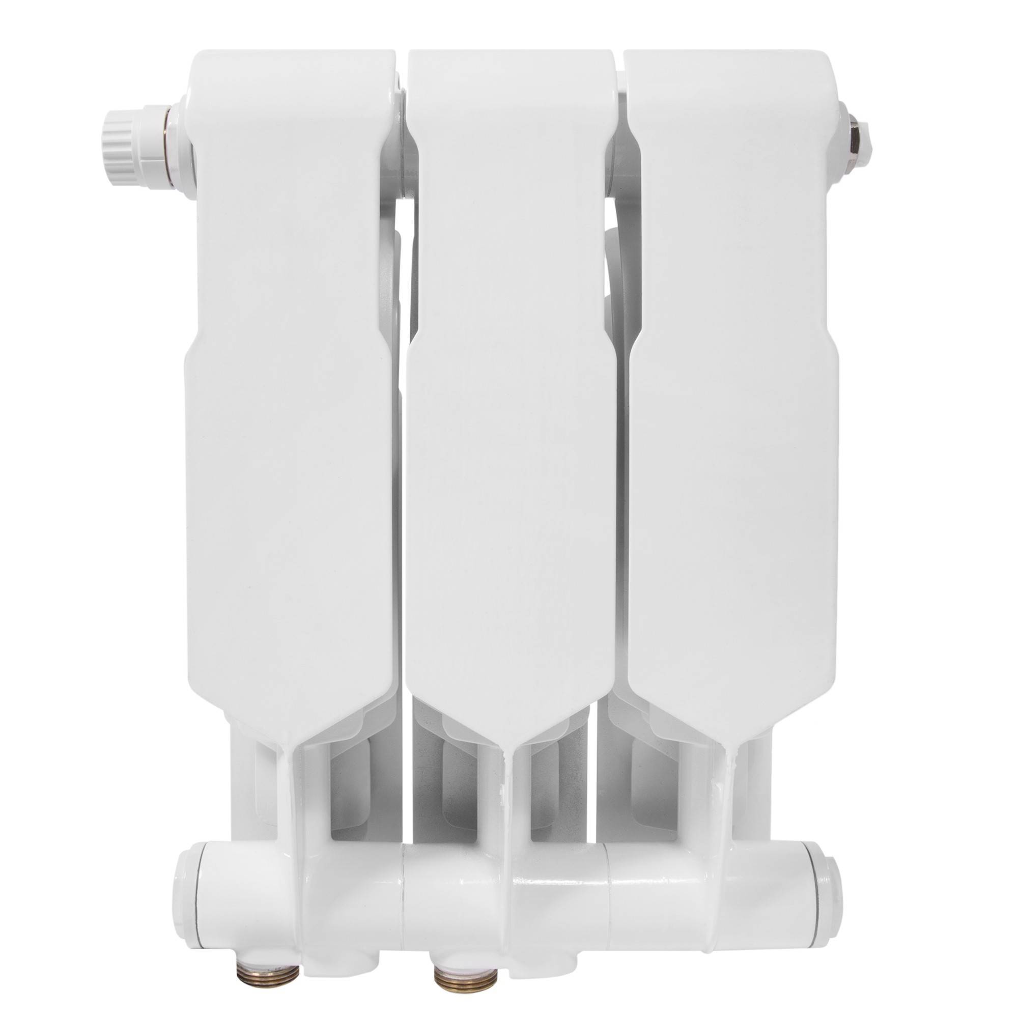 Биметаллический радиатор Royal Thermo Vittoria Super 300 VDR 3 секции нижнее подключение НС-1426035