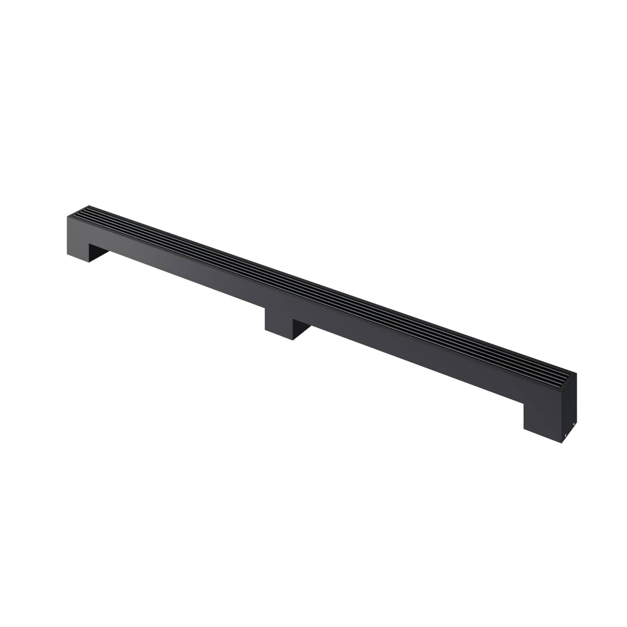 Конвектор напольный Royal Thermo STEP 80x130x2600 мм Black Noir НС-1635892