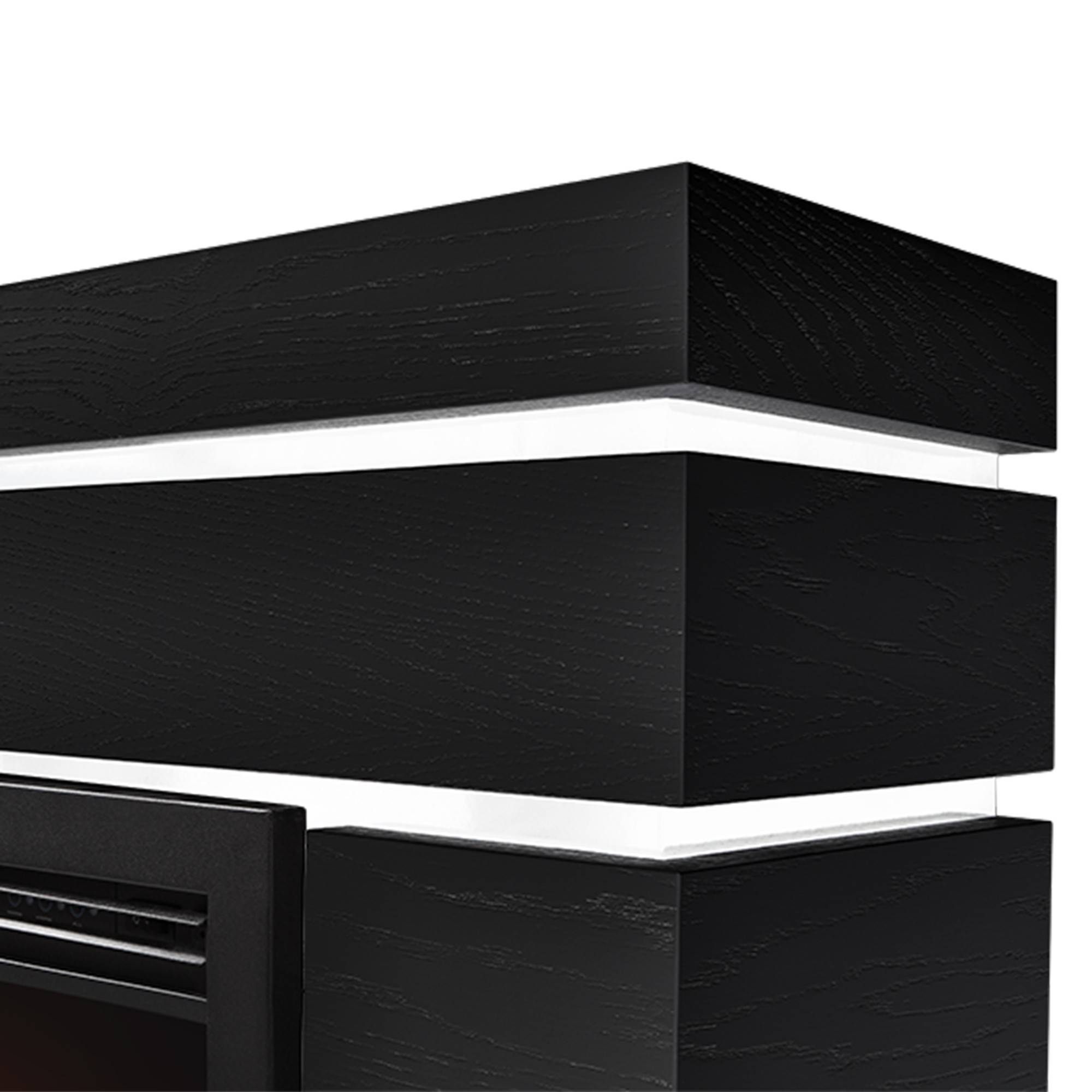 Каминокомплект Firelight Moderno 25 шпон черный дуб с биокамином BFP/P-2520 1660819