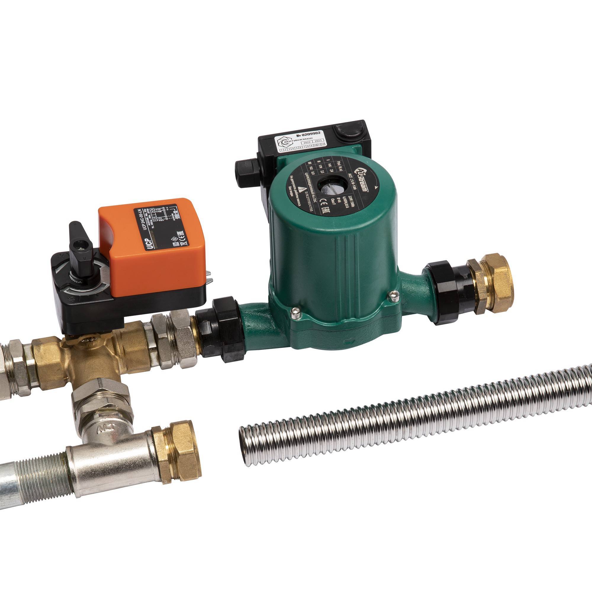 Узел смесительный с гибкими подводками SHUFT MST 25-60-6.3-C24-F-TC 1091576