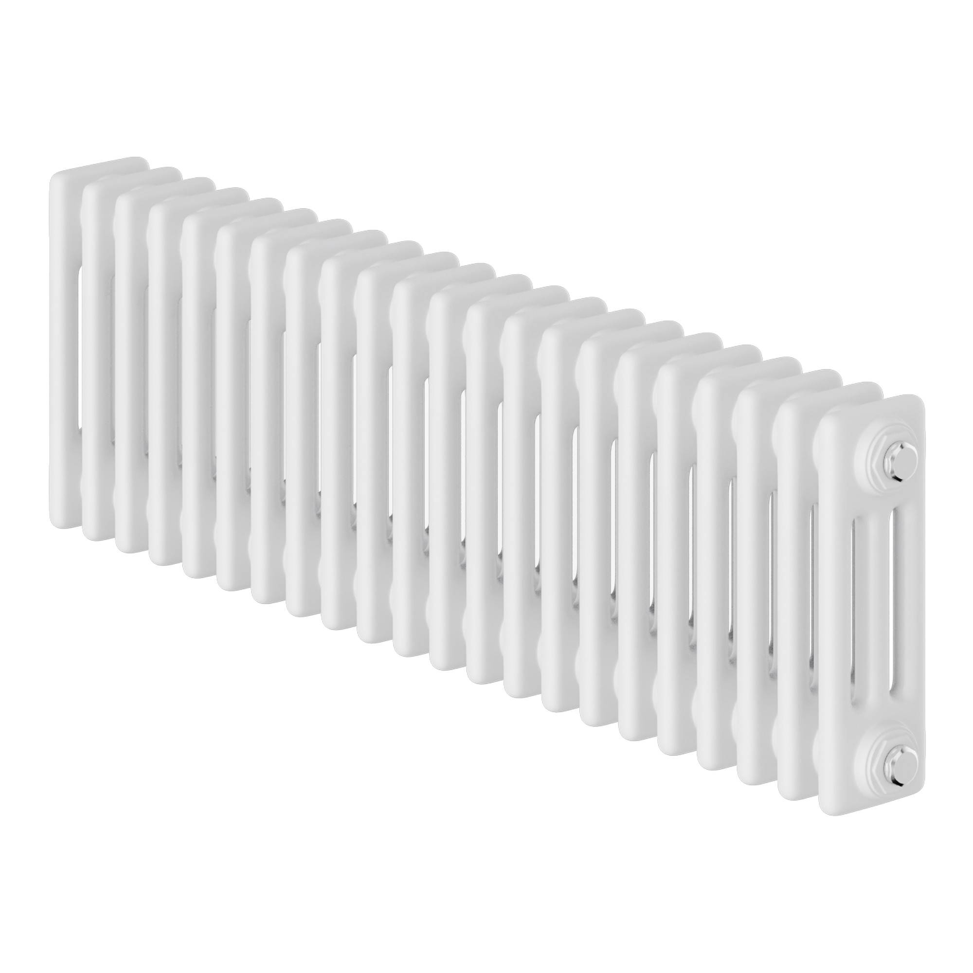 Радиатор трубчатый Royal Thermo Insignia C3030 22 секции боковое подключение RAL 9016 НС-1631225