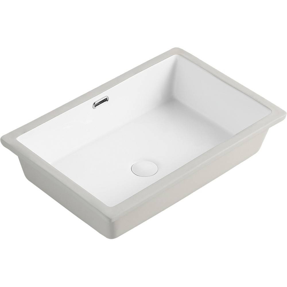 Раковина Orange B02-600W встраиваемая снизу санфарфор белый глянец B02-600W