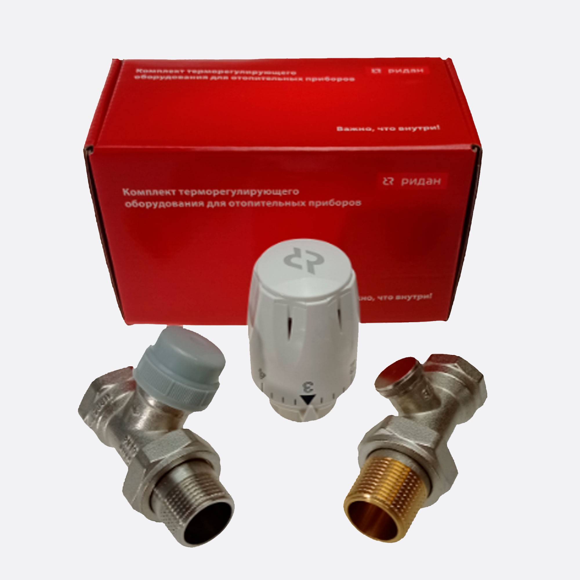 Комплект термостатический Ридан TR-FN 20 + TR 74 + LV-S 20 прямой 013G5084R