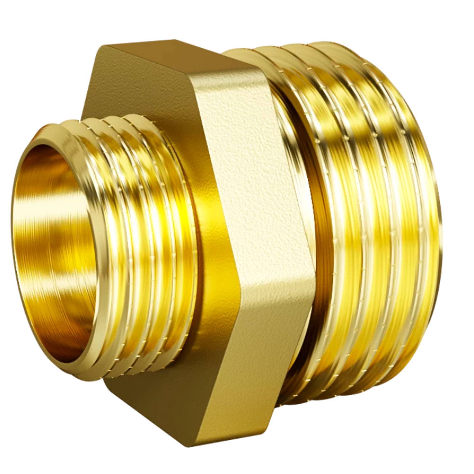 Ниппель переходной LD Pride DN 15 x 10 нр-нр латунь НС-1558140