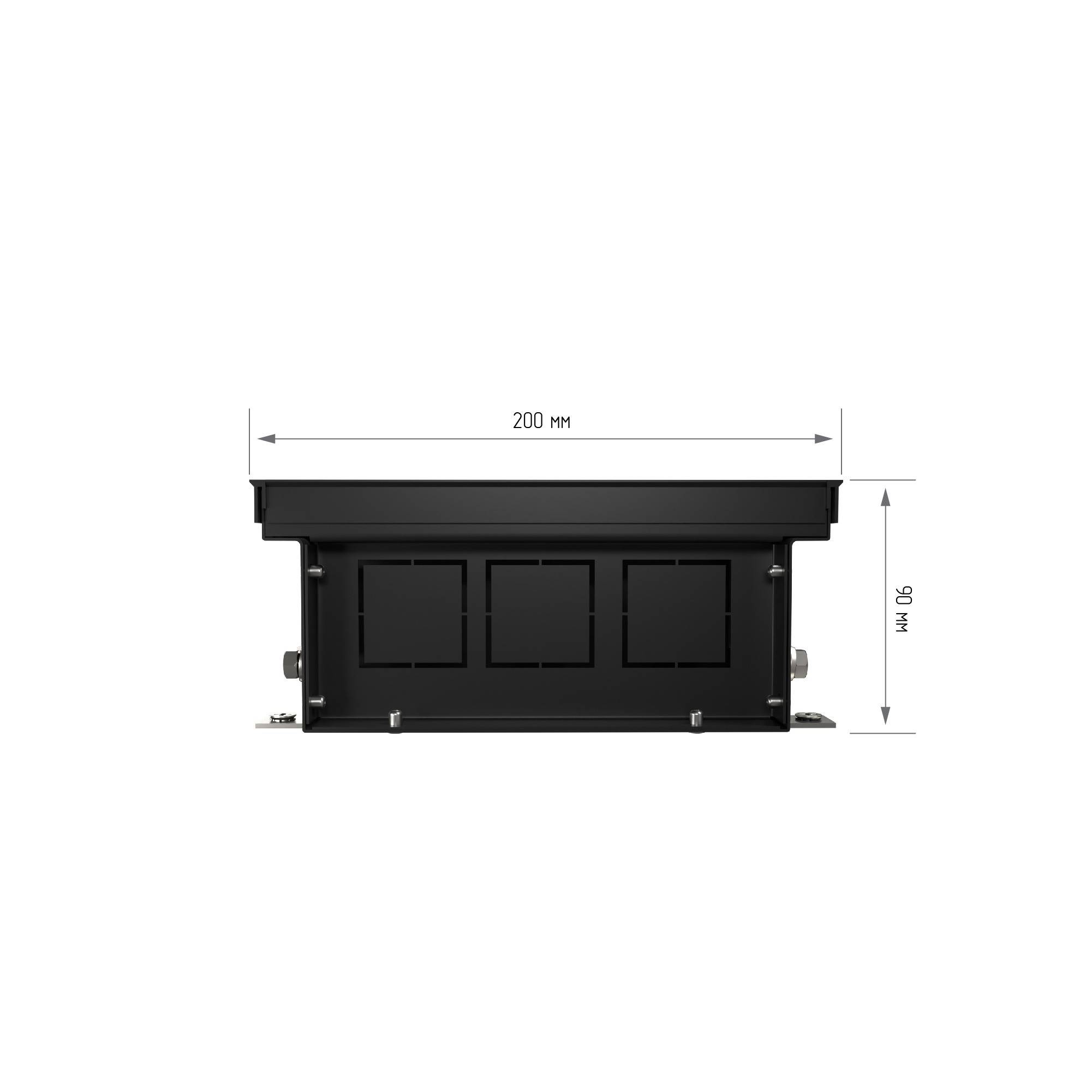 Конвектор внутрипольный Royal Thermo ATRIUM 90/200/1100 мм DG-U-DB НС-1558903