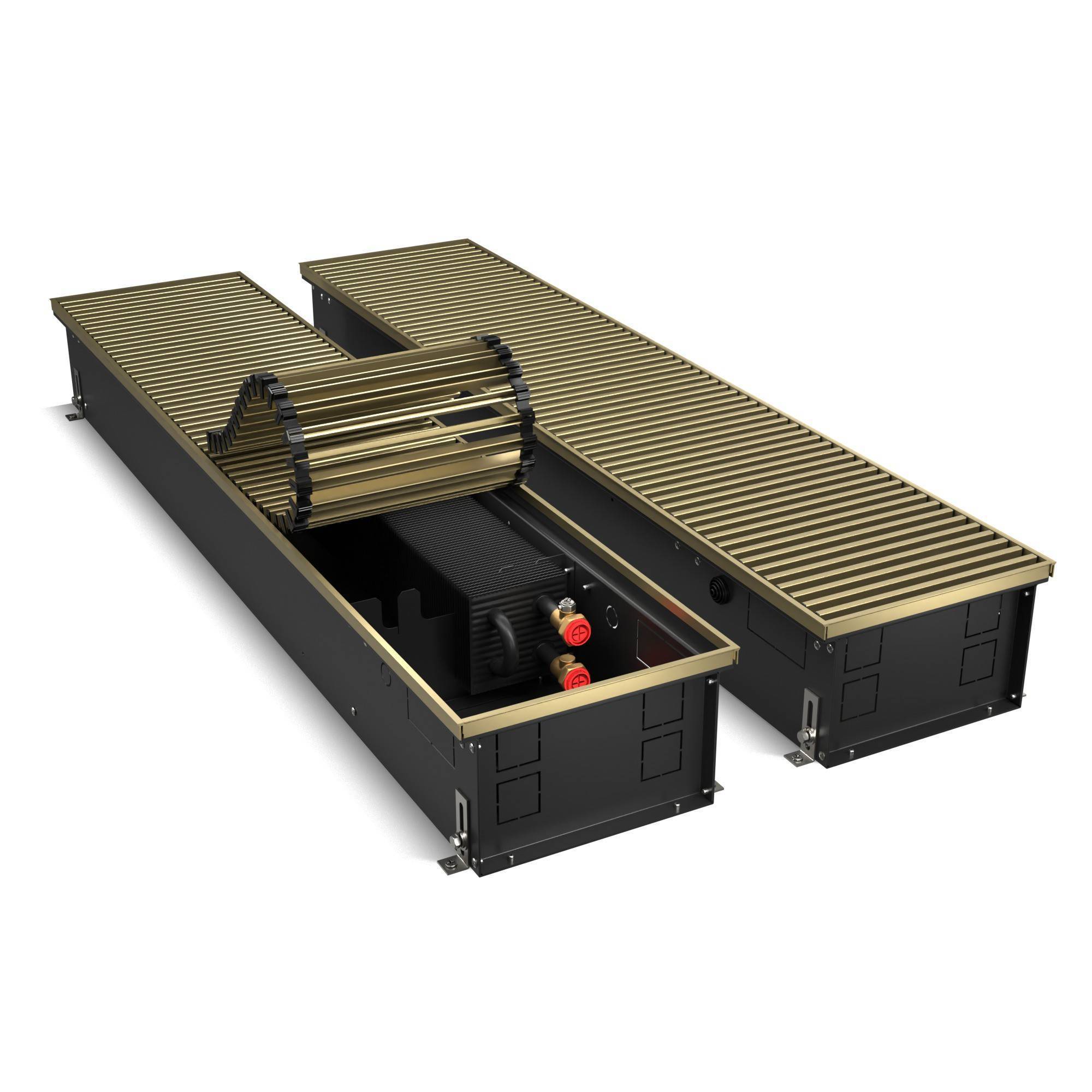 Внутрипольный конвектор Royal Thermo ATRIUM 150x250x2100 мм DG-U-LB НС-1558485