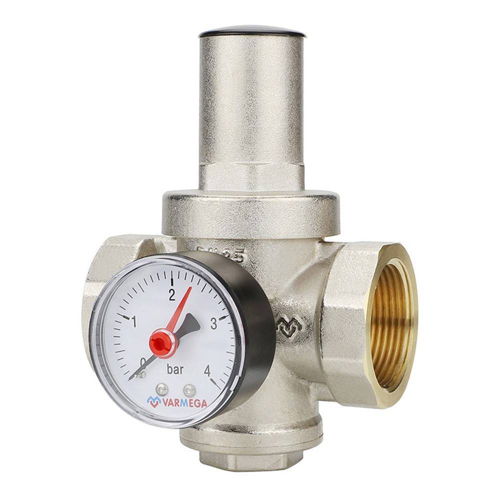 Редуктор давления VARMEGA поршневой 1 1/2 PN25 под манометр VM12705