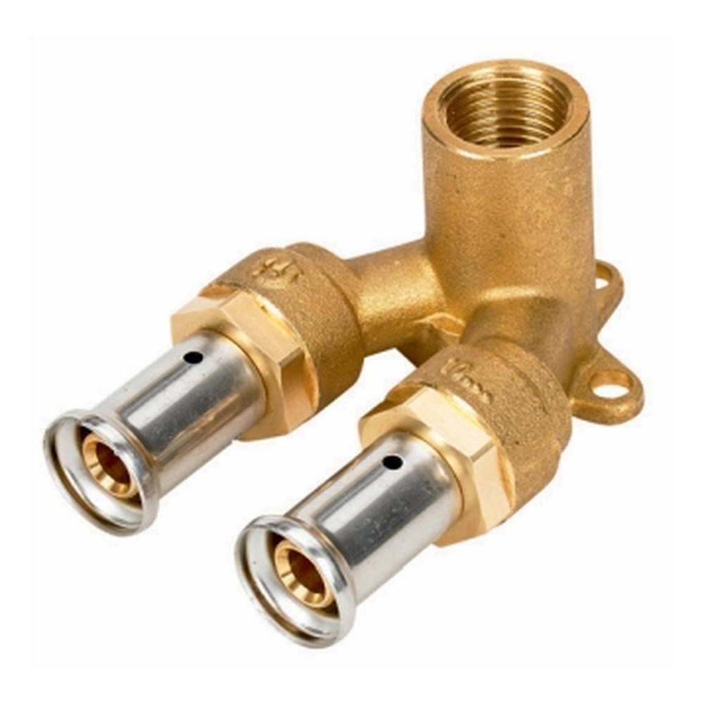 Водорозетка HENCO пресс проходная укороченная 20x1/2x20 40 мм 16P-200420