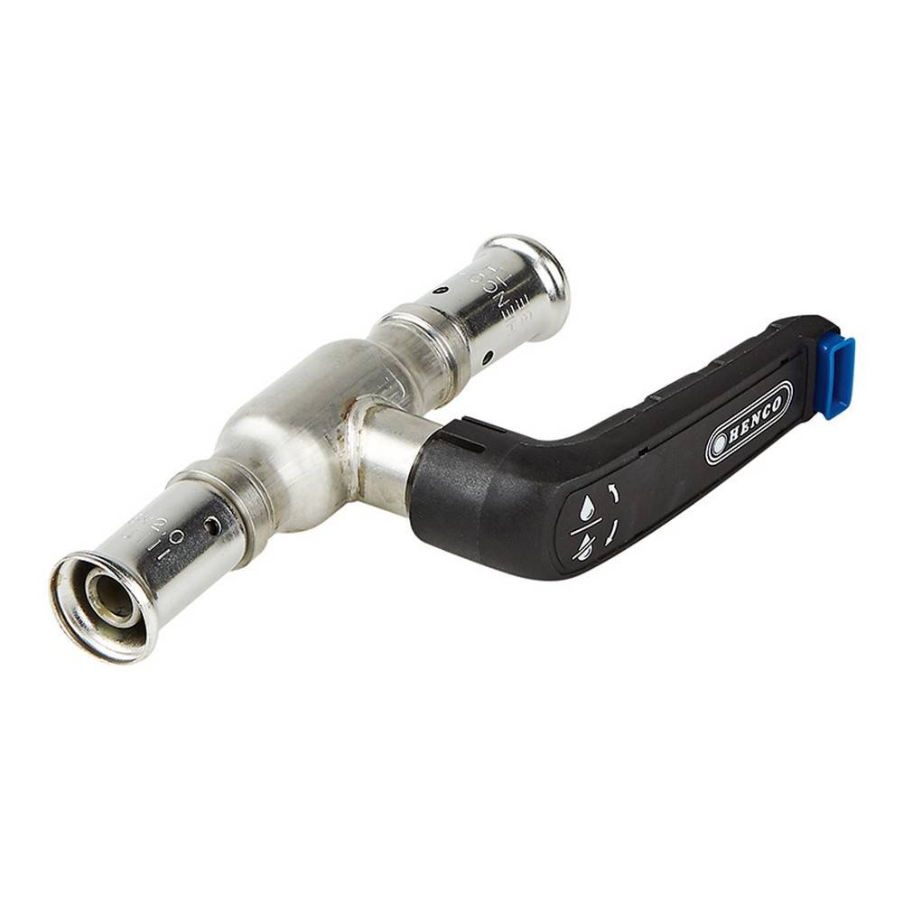 Кран шаровой Henco из нержавеющей стали пресс-пресс 16x16 17-1616