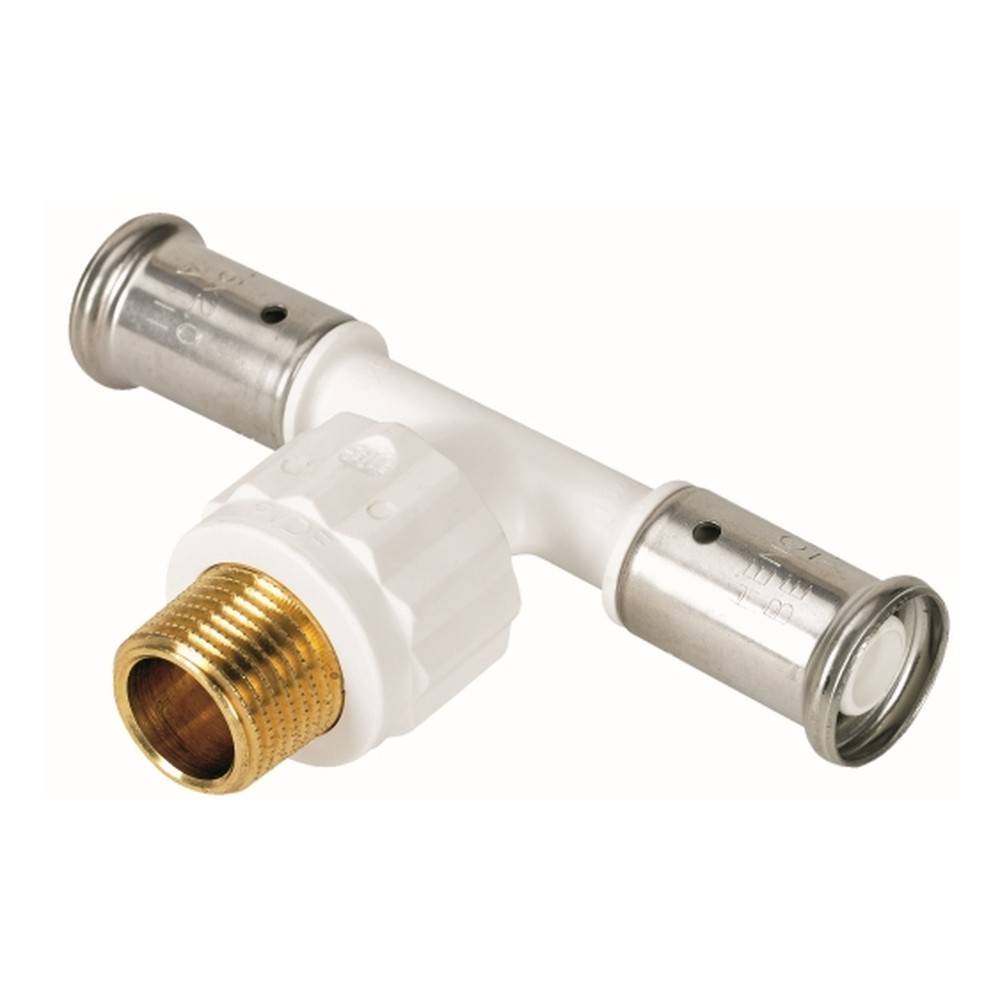 Тройник пресс HENCO 20x3/4x20 НР ПВДФ 1647280