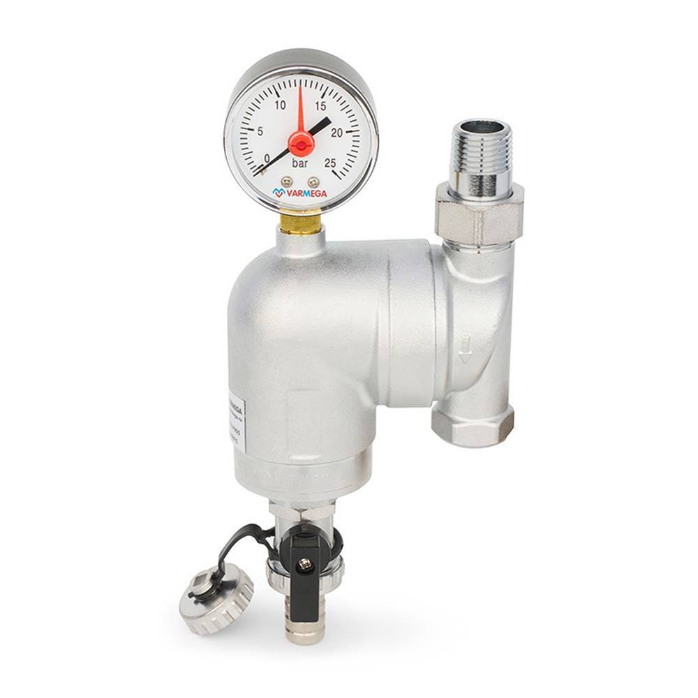 Фильтр сетчатый промывной поворотный VARMEGA 1/2 ВР с разъемным соединением VM21801