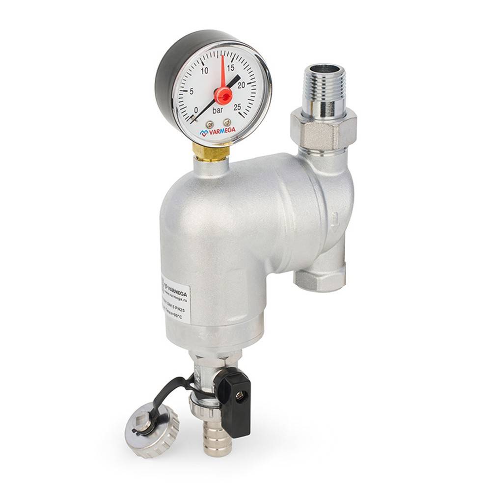 Фильтр сетчатый промывной поворотный VARMEGA 1/2 ВР с разъемным соединением VM21801
