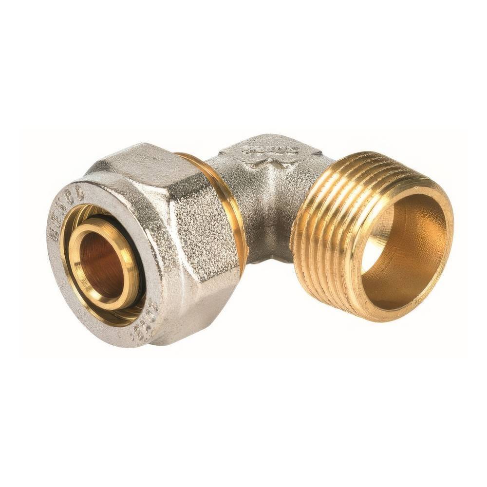 Угольник 90° Henco обжимной НР 16x1/2 13-1604