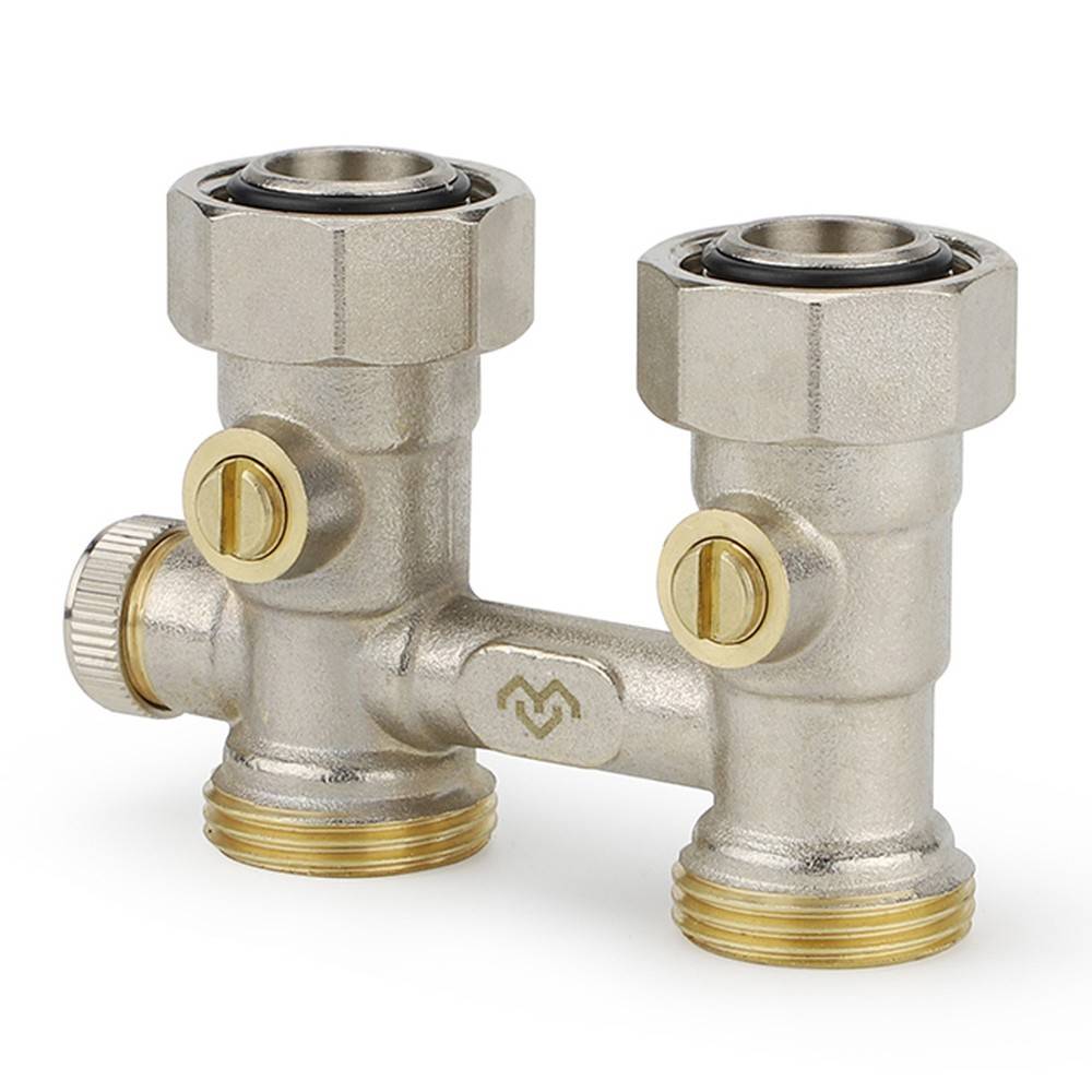 Узел нижнего подключения Varmega прямой 3/4 EK x 3/4 EK для однотрубных систем VM13851