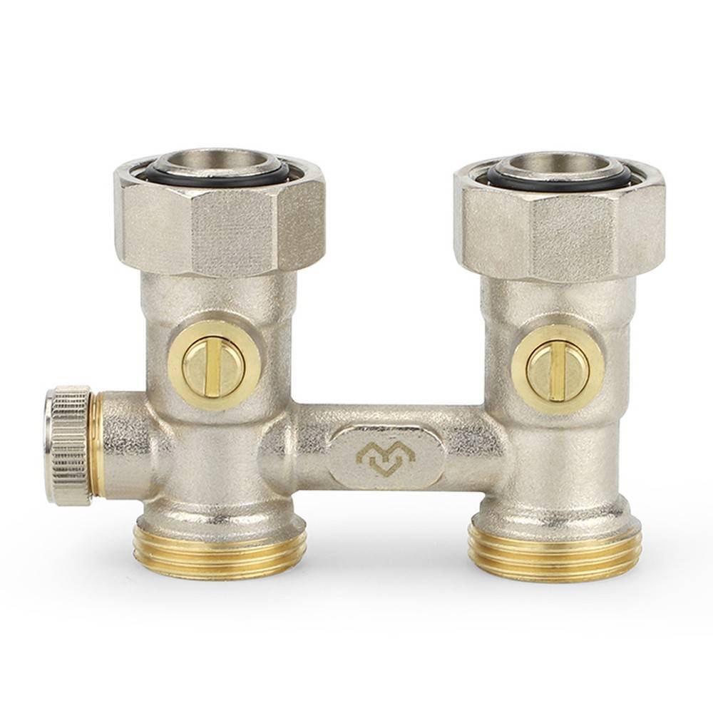 Узел нижнего подключения Varmega прямой 3/4 EK x 3/4 EK для однотрубных систем VM13851