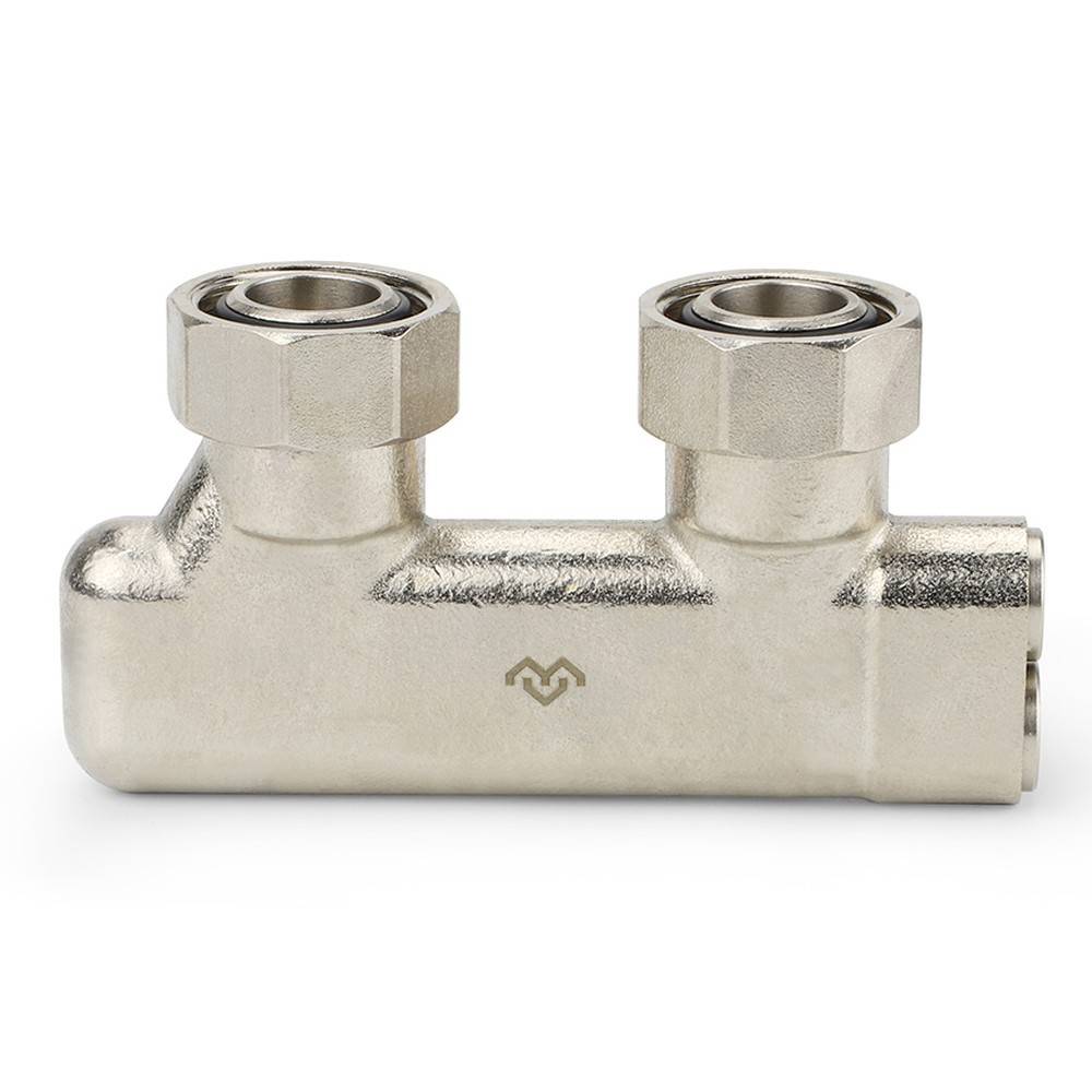 Узел нижнего подключения Varmega угловой перекрестный 3/4 EK x 3/4 EK VM13901