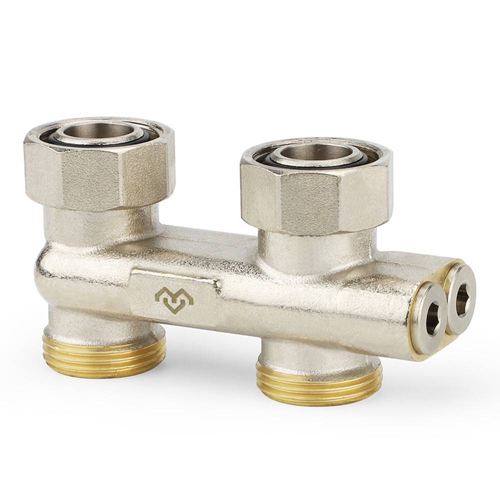 Узел нижнего подключения Varmega прямой перекрестный 3/4 EK x 3/4 EK VM13951