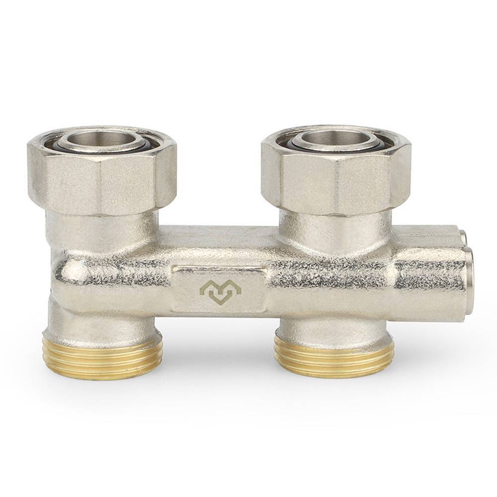 Узел нижнего подключения Varmega прямой перекрестный 3/4 EK x 3/4 EK VM13951