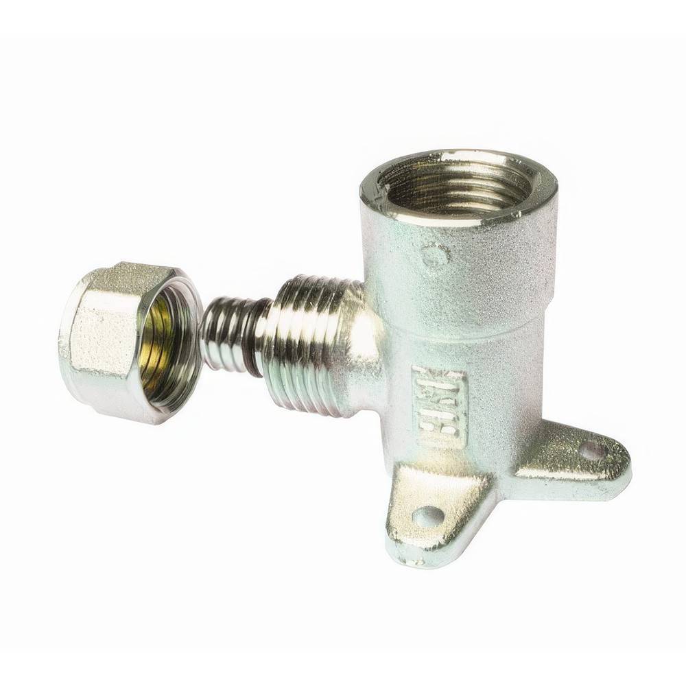 Водорозетка HENCO обжимная 16x1/2 ВР 1PK-1604