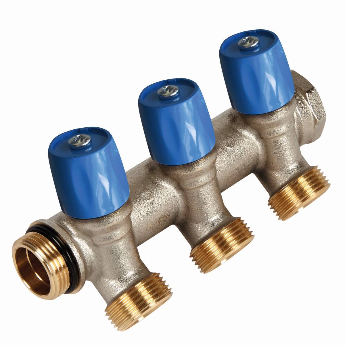 Коллектор HENCO VBS с синими вентилями 1 3 выхода 3/4 EK НС-1646880