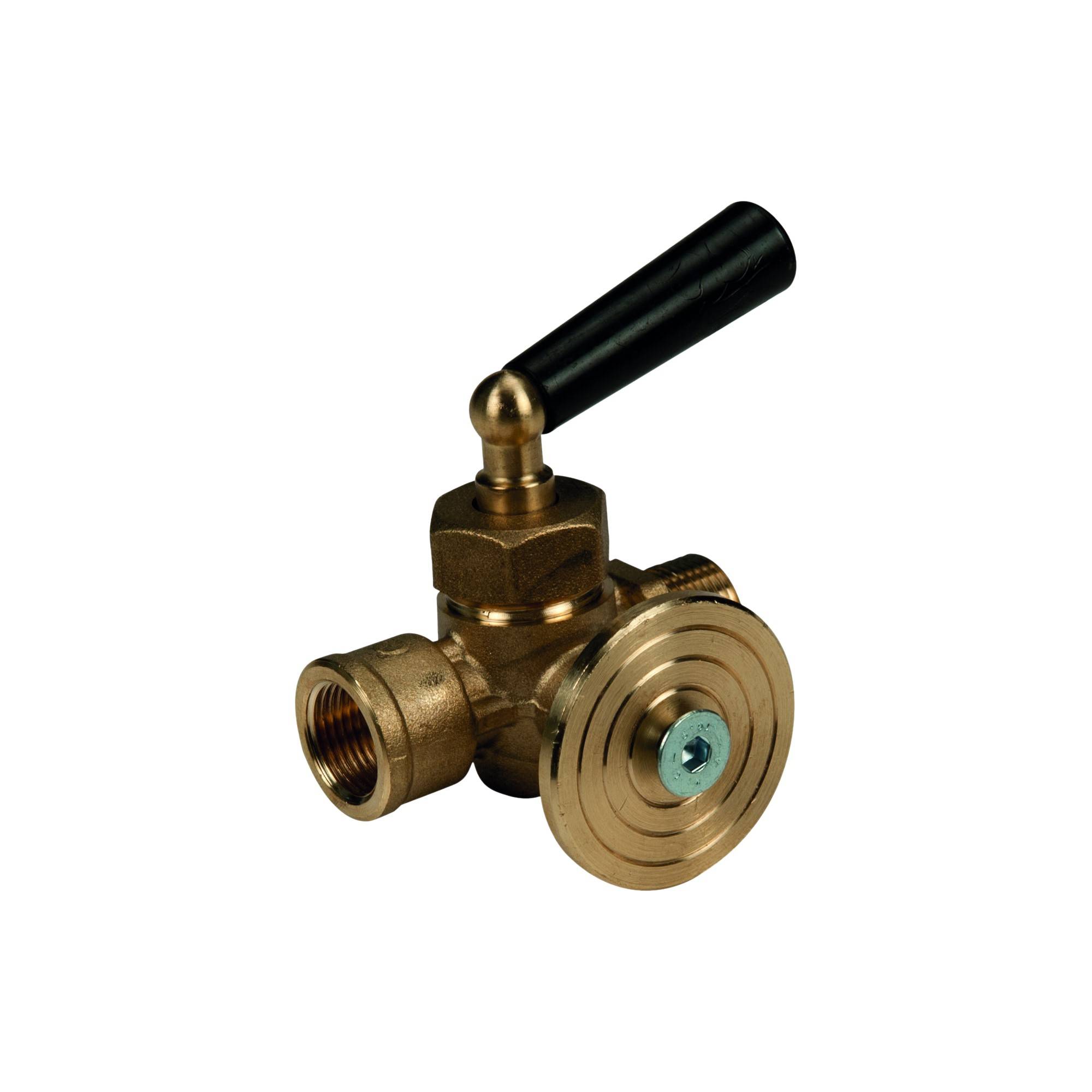 Кран для манометра Giacomini 3-ходовой 3/8 R228IY002