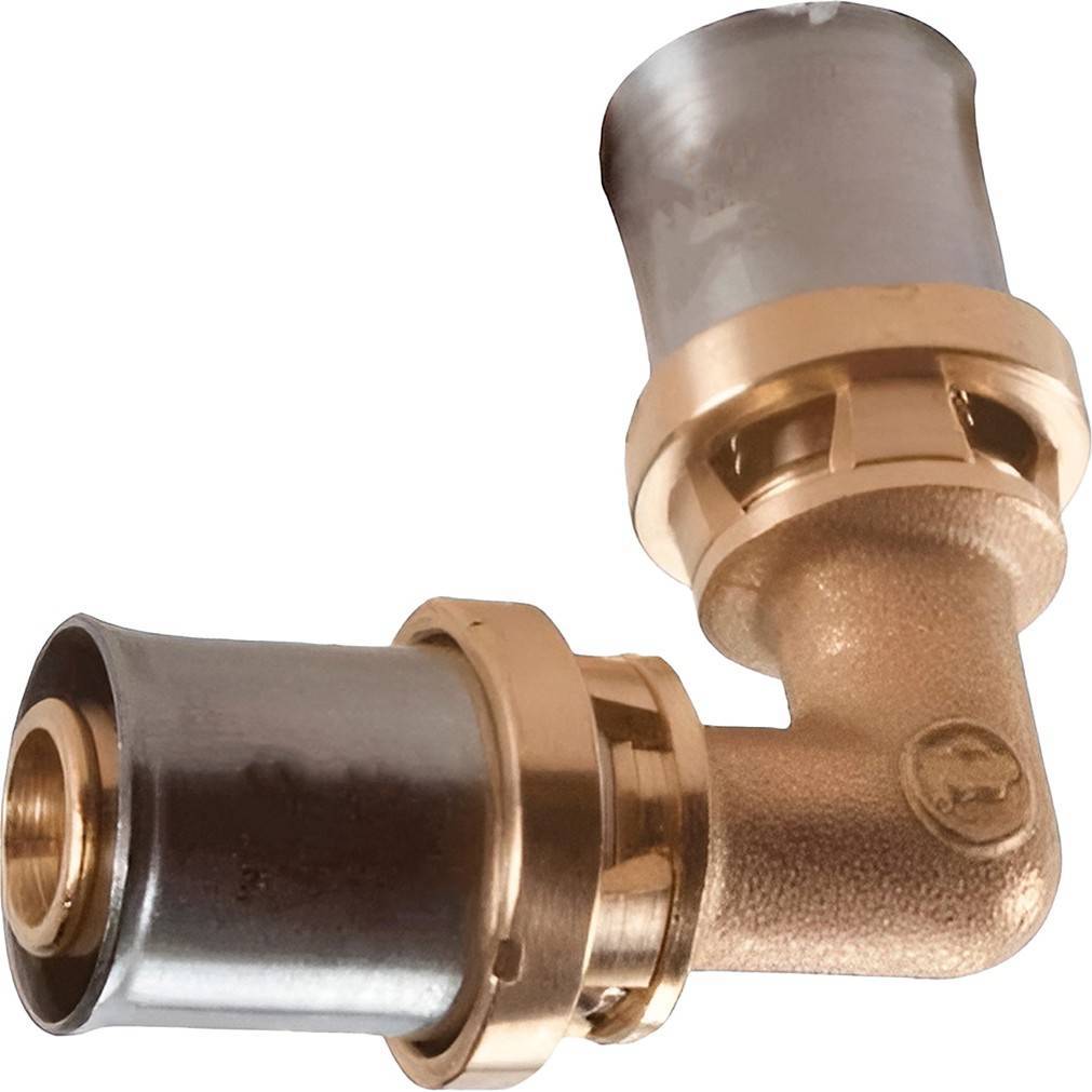 Угольник-пресс Giacomini латунь 16 мм RM122Y003