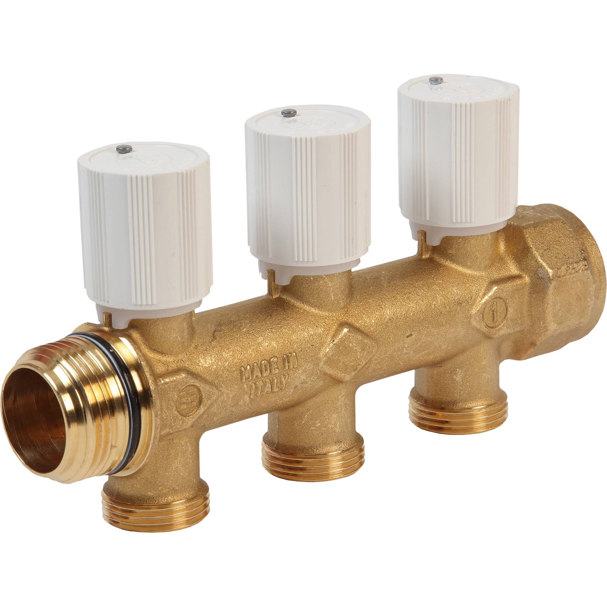 Коллектор сборный Giacomini R583 1 x 3/4 EK на 3 выхода R583VY113