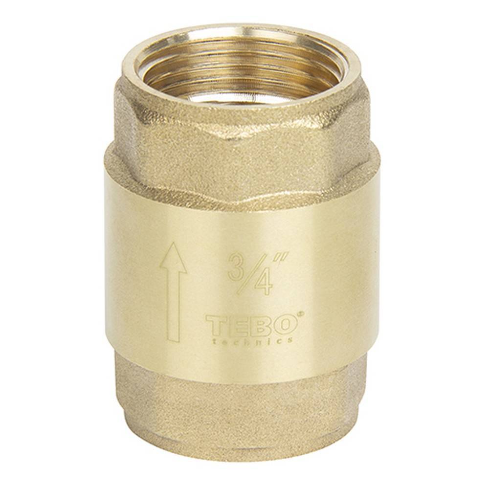 Клапан обратный TEBO ВР/ВР 1/2 латунный T-Ко.701.12.CN