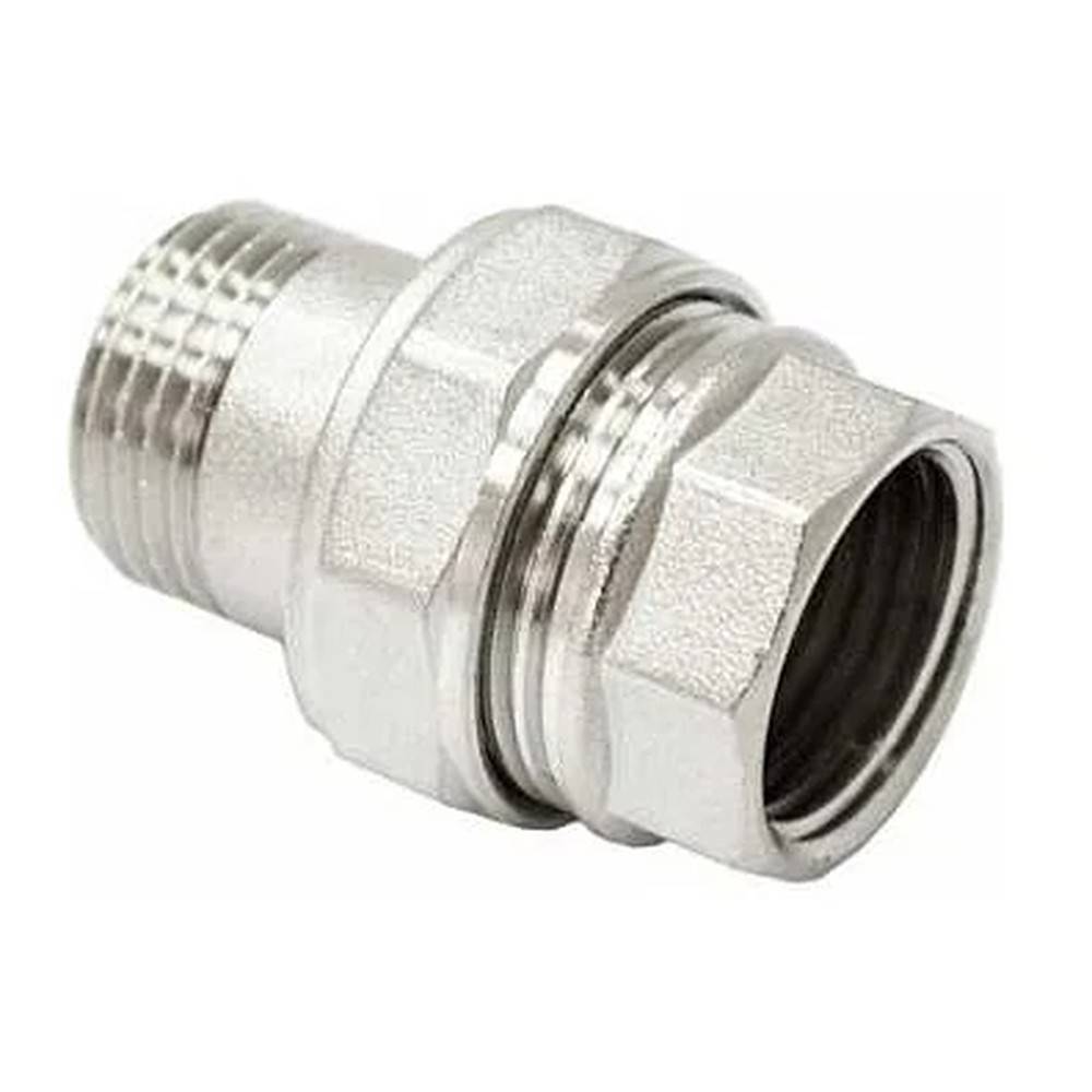 Соединение прямое STI 3/4 никелированное 30134