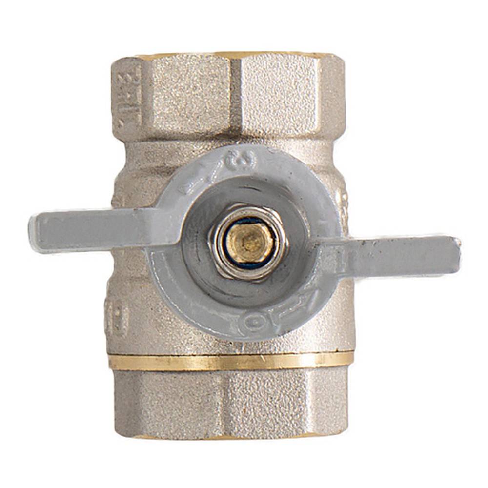 Кран шаровой для воды CTM СТАНДАРТ 3/4 дюйма ВР-ВР бабочка CWFFB034