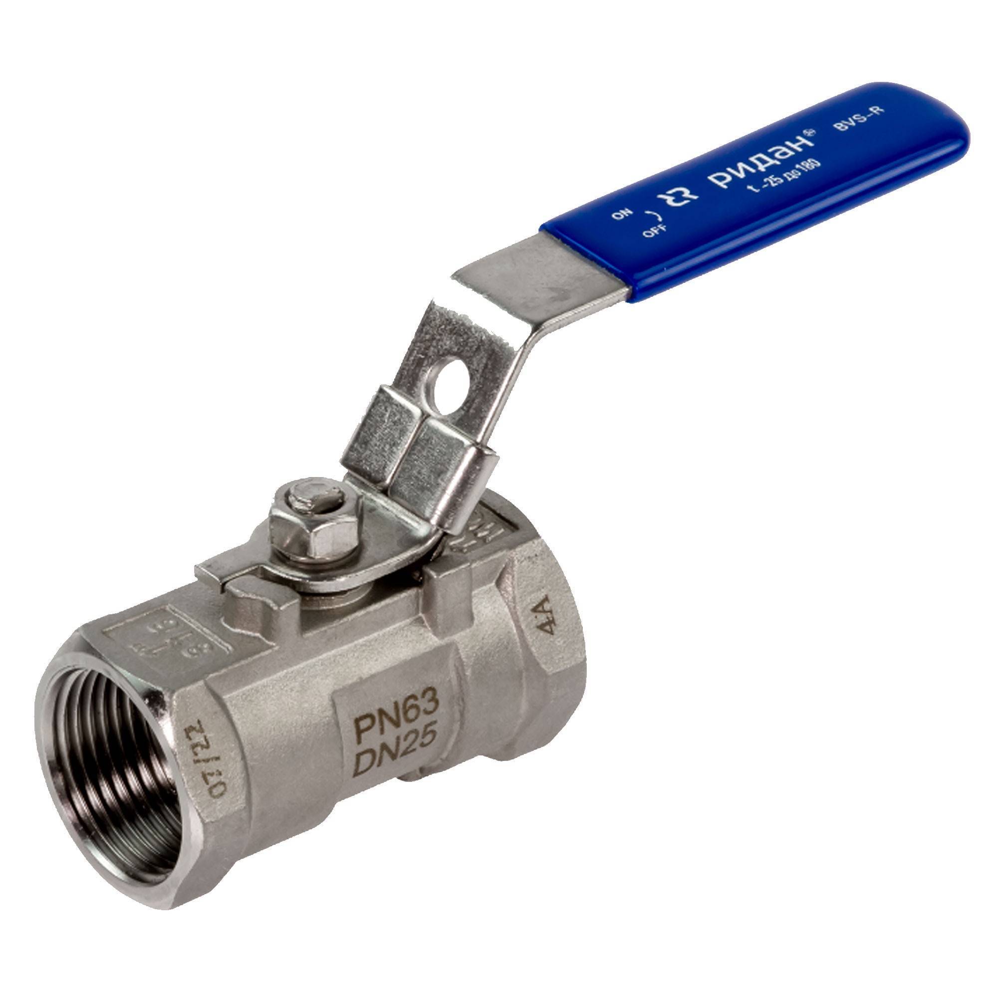 Кран шаровой Ридан BVS-R резьбовой DN 40 PN 63 1457243