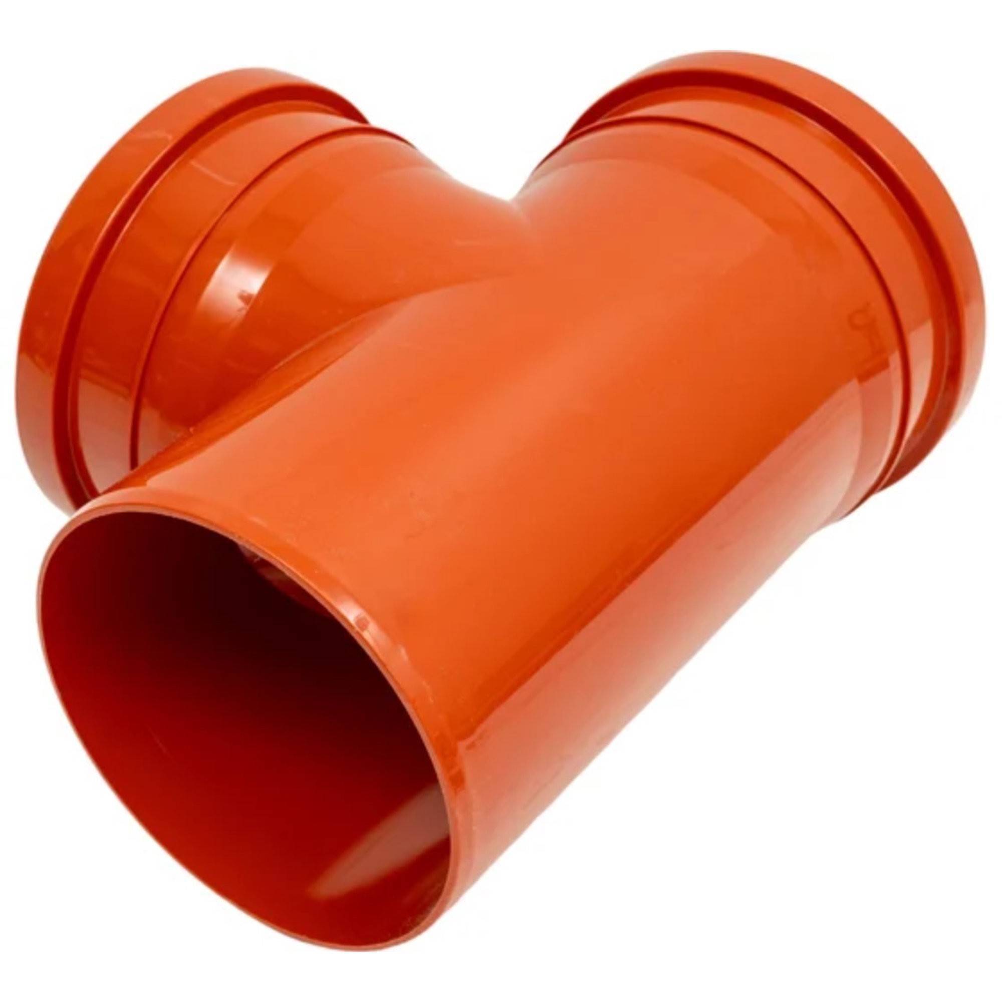 Тройник канализационный Политэк 160х160 мм 87° наружный (50) 301687