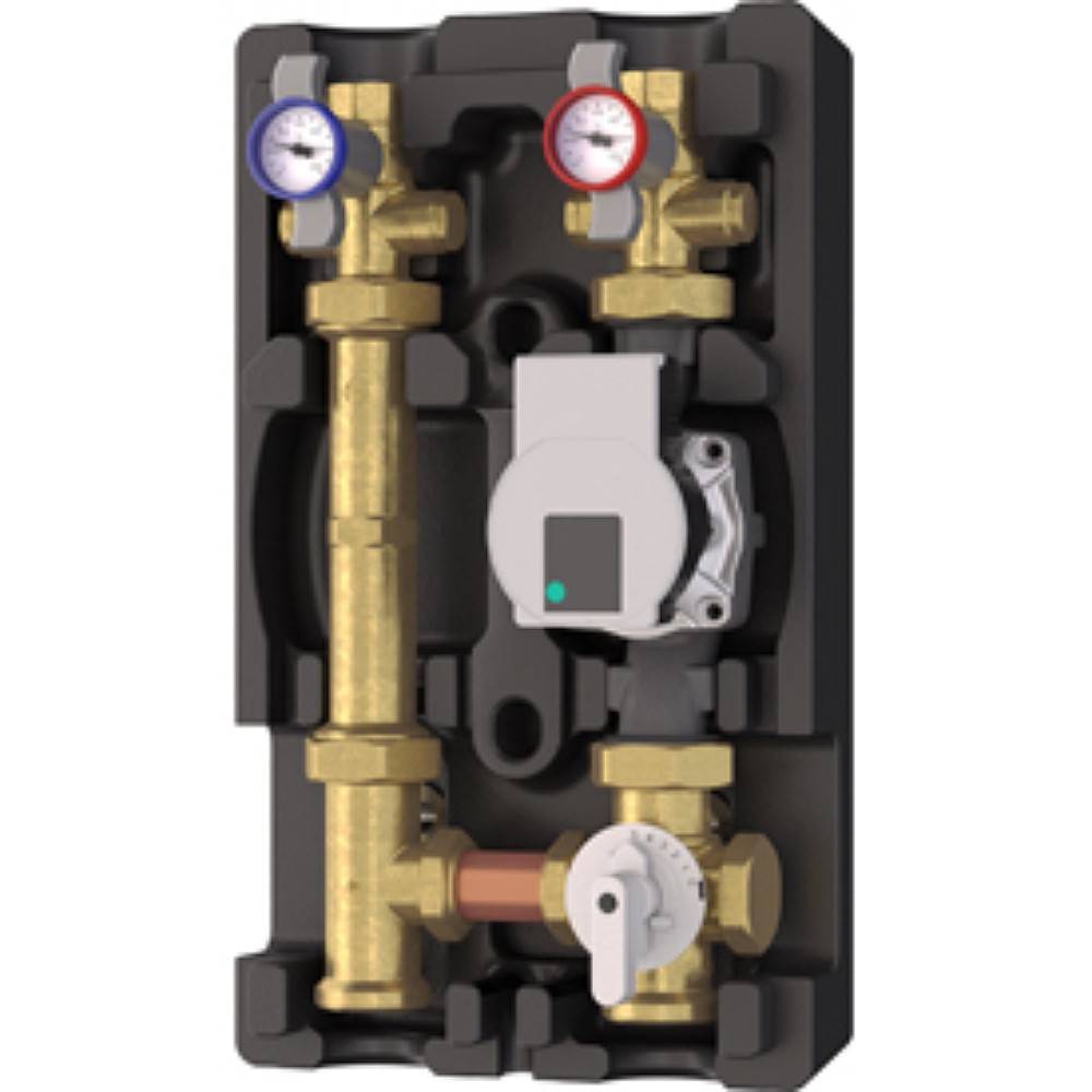 Группа быстрого монтажа Giacomini R586R 1 со смесительным клапаном и насосом R586RY102