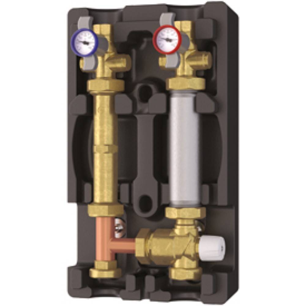 Группа быстрого монтажа Giacomini R586R 1 с термостатическим клапаном без насоса R586RY114