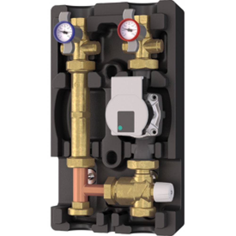 Группа быстрого монтажа Giacomini R586R 1 с термостатическим клапаном и насосом R586RY104