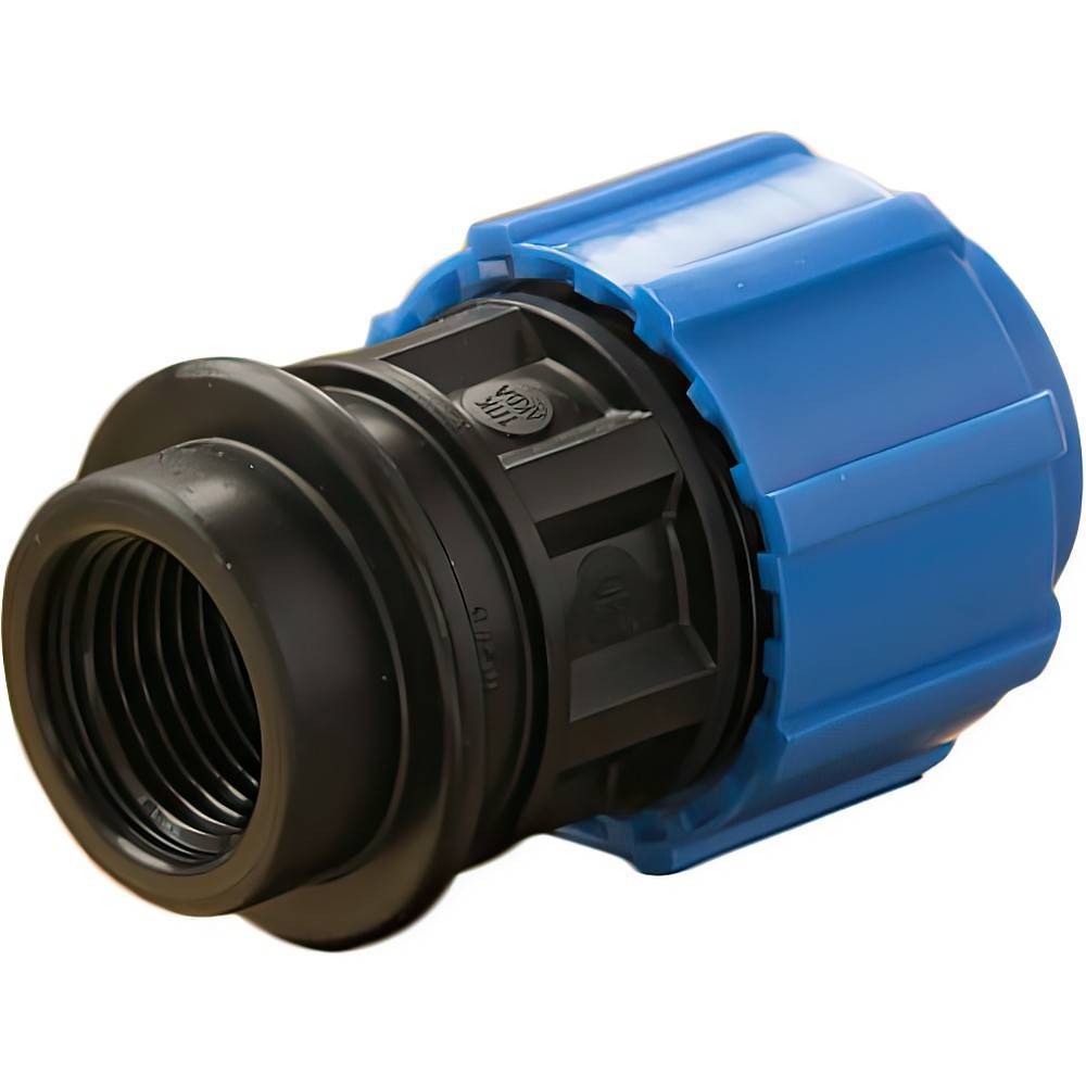 Муфта компрессионная ПНД ТПК-АКВА 50 мм х 1 1/4 ВР 52005114